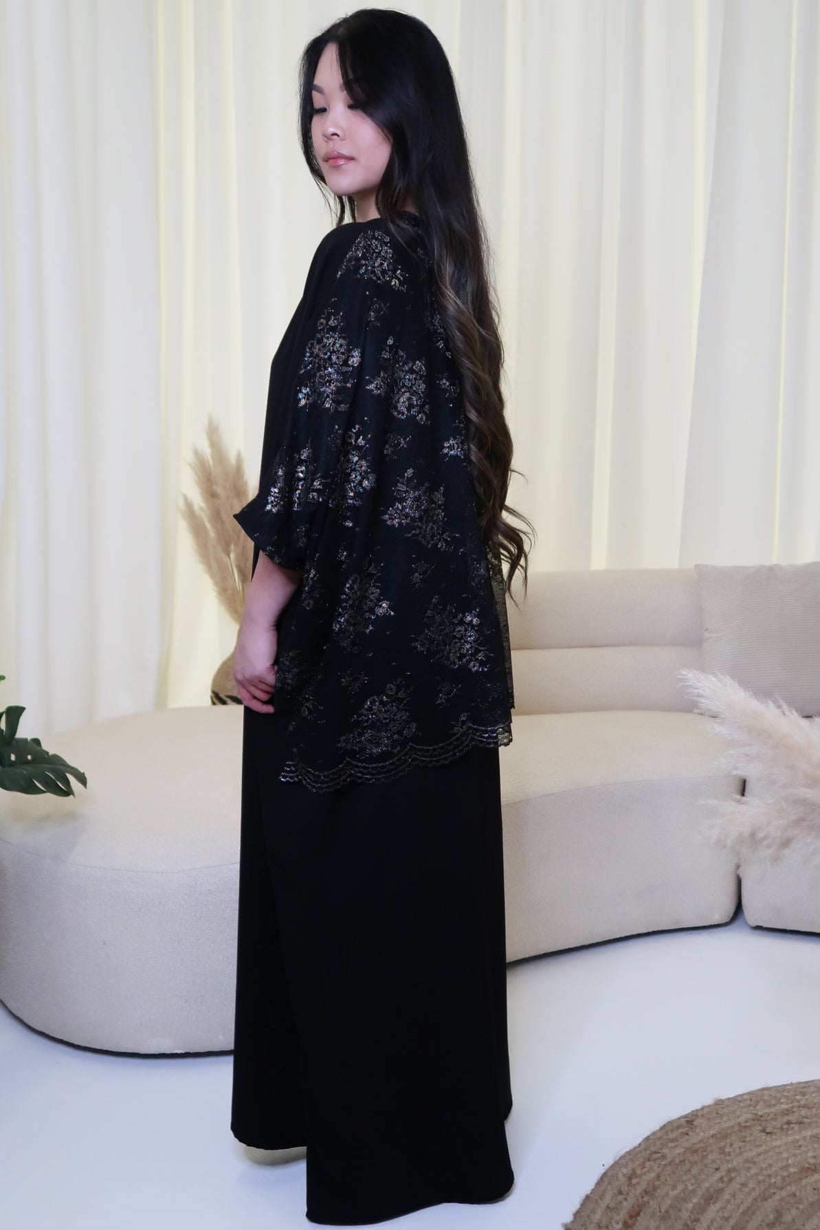 Lace Back Kaftan