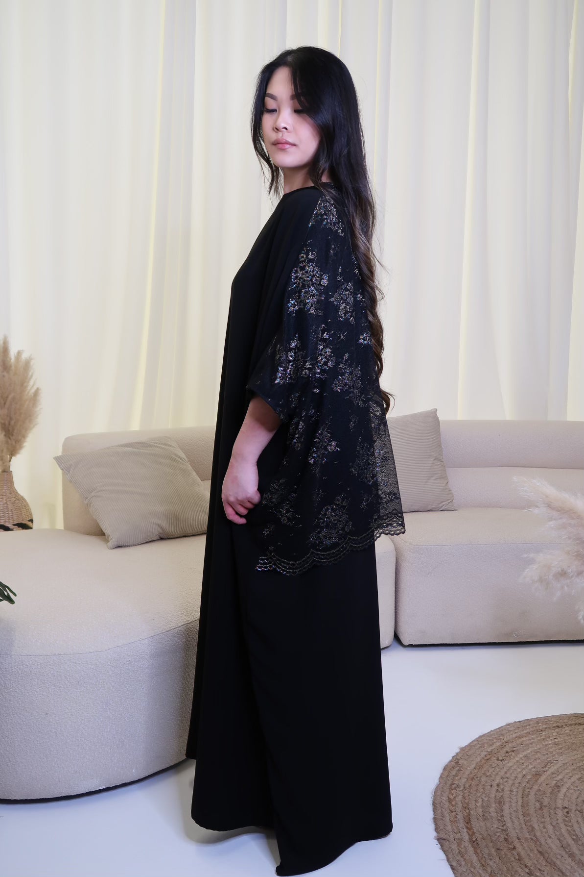 Lace Back Kaftan