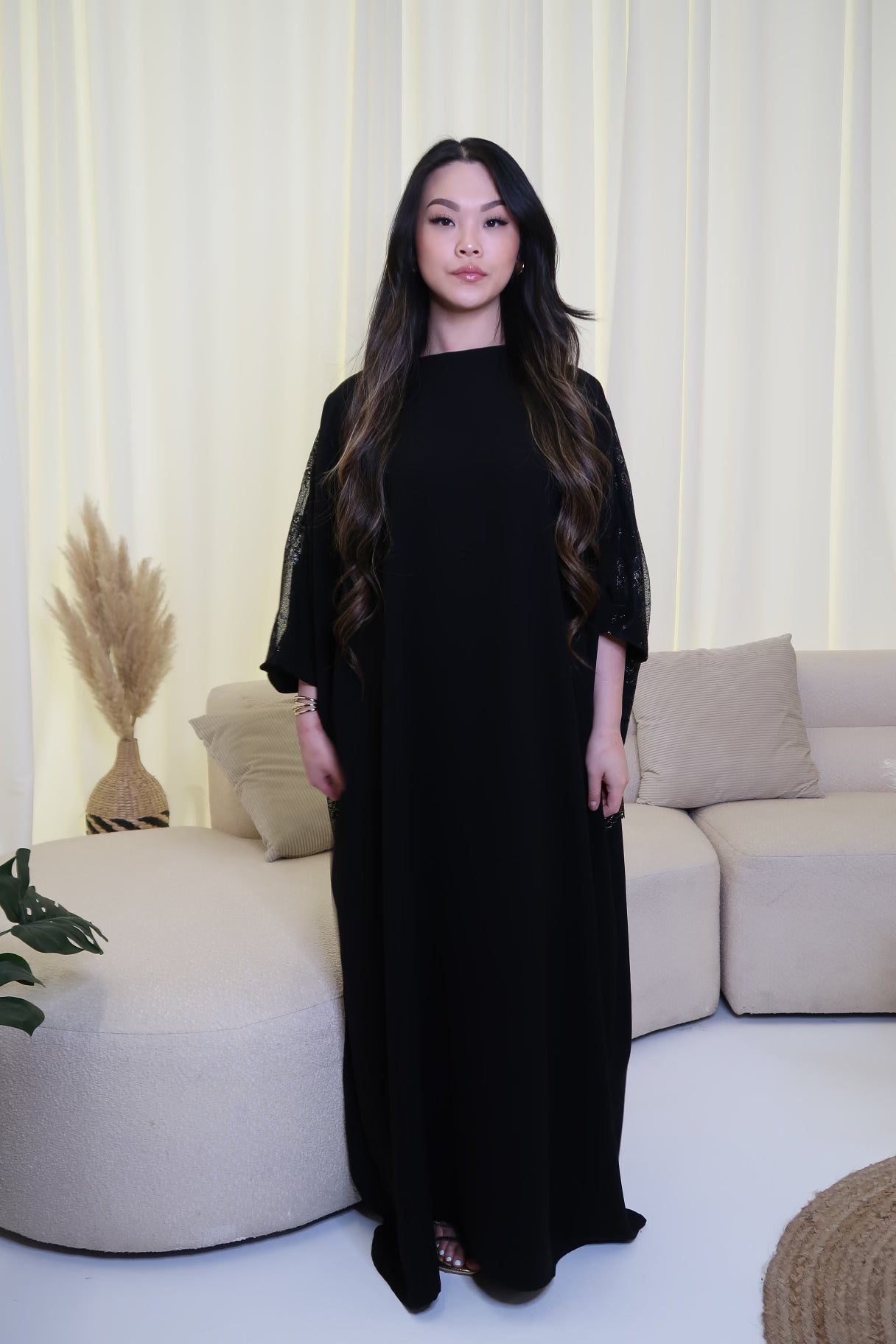 Lace Back Kaftan